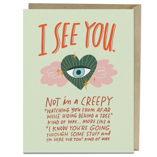 I See You Encouragement Card by Emily McDowell I See You Encouragement Card by Emily McDowell