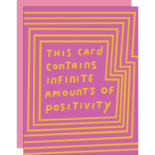 Infinite Positivity Card by Ashkahn