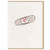 Heart band-aid get well card