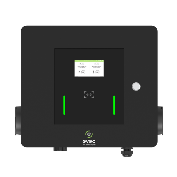 evec vecSPRINT⚡ | Dual Socketed Wall 7.4kW Charger | EDW01