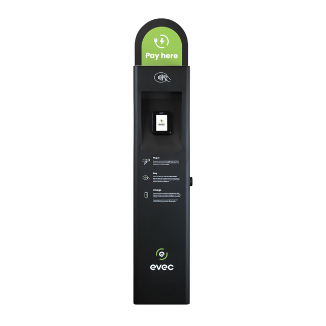 vecPAY pillar payment terminal