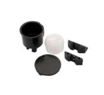 Vacuum Canister Kit, Includes Canister & Both Brackets (Black)
