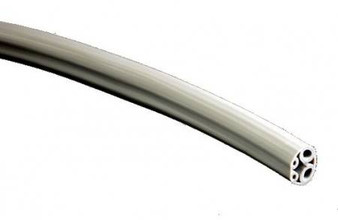 Feet of Asepsis Style 4-Hole Handpiece Tubing, Straight (Gray) (A-dec #024.123.00)