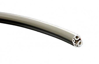 Asepsis Style 4-Hole Handpiece Tubing, Coiled w/Connector (Sterling)