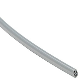 Feet of Straight Asepsis 2-Hole Syringe Tubing (Black)