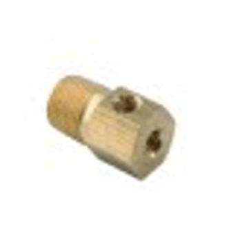 Cross Connector, 10-32 x 1/8'' MPT