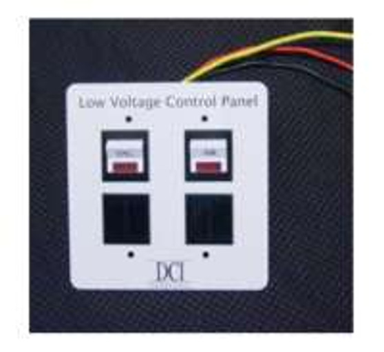 Low Voltage Control Panel - Dual Switch Panel, Expandable to 4