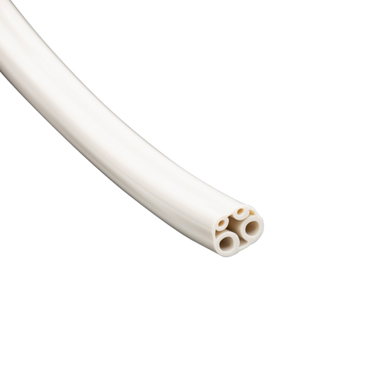 Asepsis Style 4-Hole Handpiece Tubing, Coiled w/Connector (Lt Sand)
