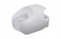 Holder, Syringe, Aseptic Clip-on, White