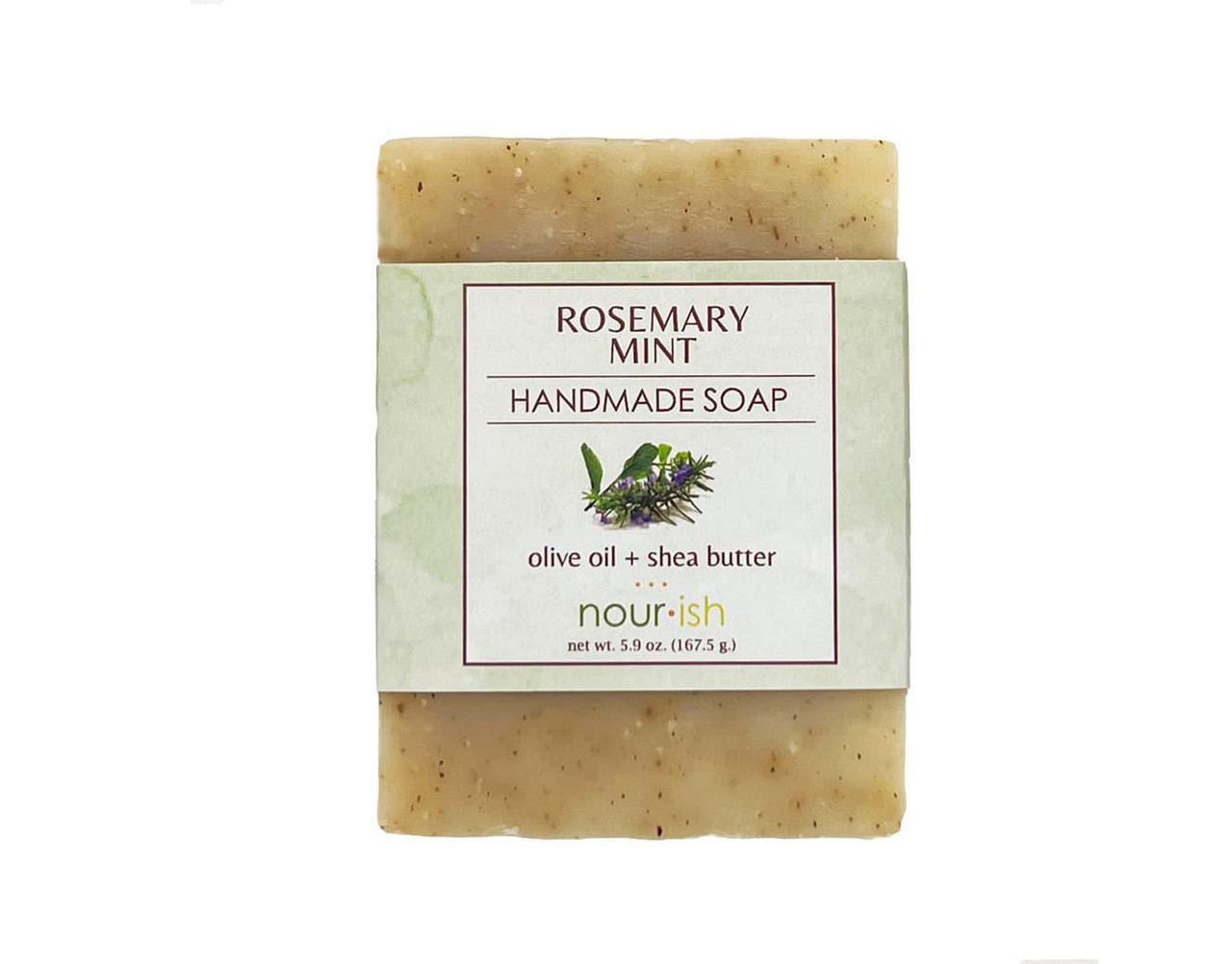 Exfoliator Natural Soap - Lemongrass and Peppermint