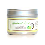 Coconut Lime Travel Tin Soy Candle