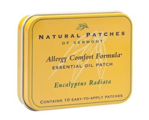 Eucalyptus Radiata Allergy Comfort Essential Oil Patch - 10 Pack Tin