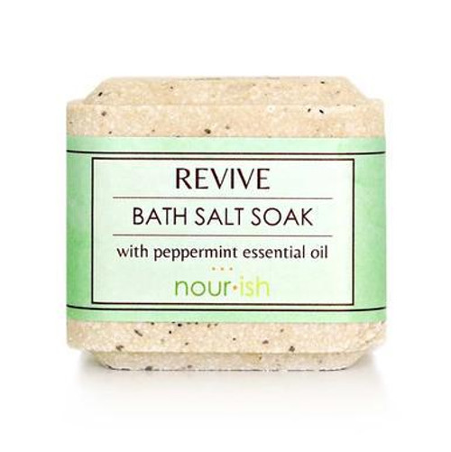 Nourish Revive, Peppermint Lavender Salt Soak