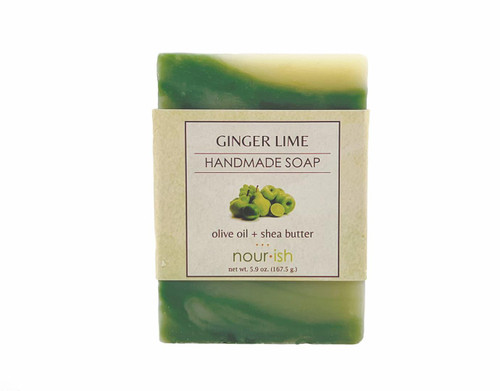 Nourish Organic Ginger Lime Shea Butter Soap