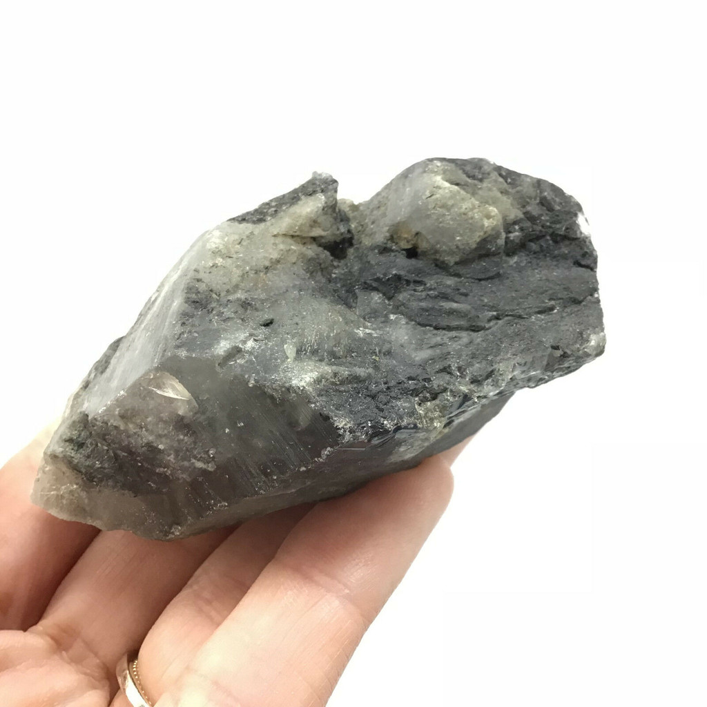 Very Rare Actinolite Included Clear Quartz 181102-83mm Shighan Gilsit Pakistan