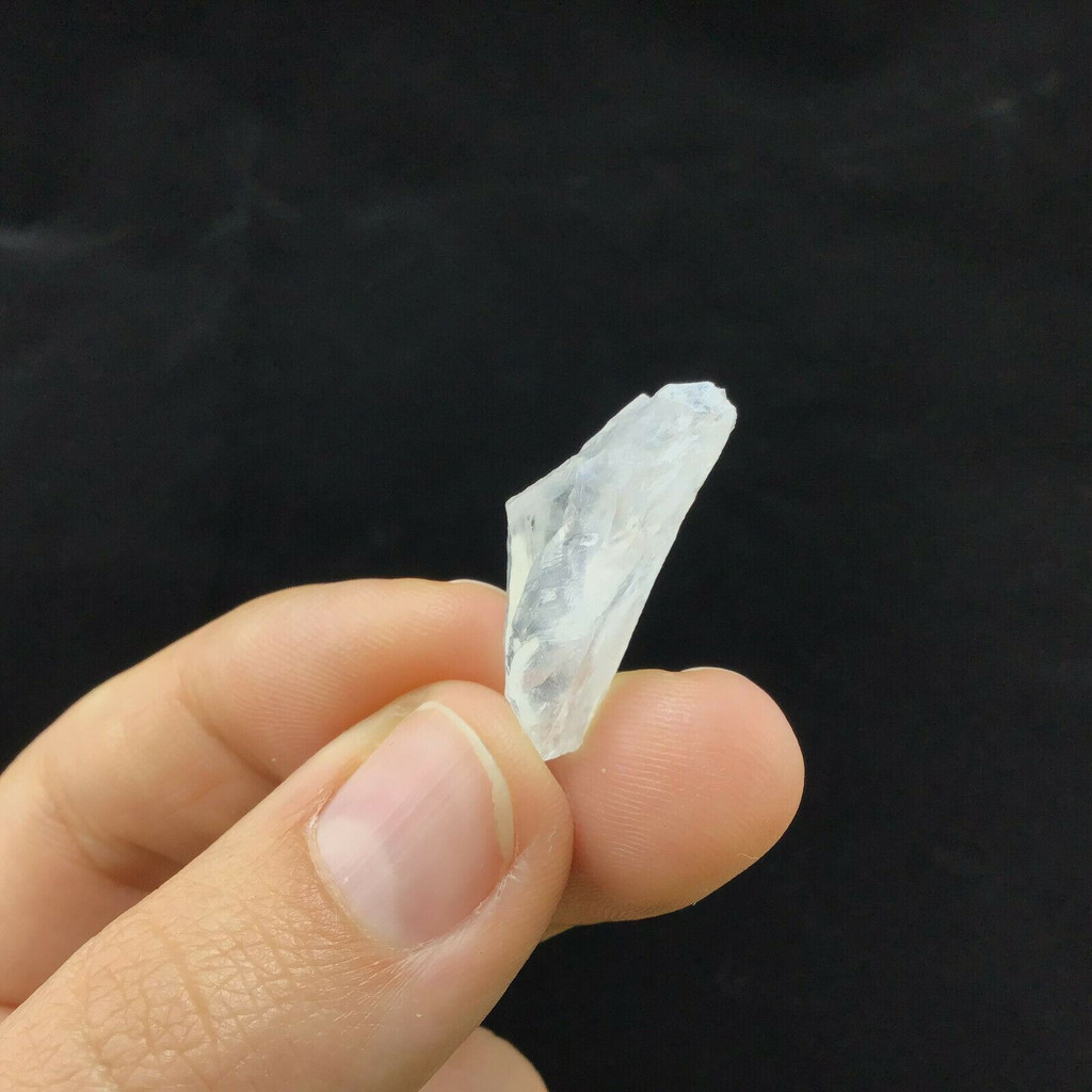 MeldedMind SatyaMani Quartz Specimen 1.18in Natural White Crystal 1903-242