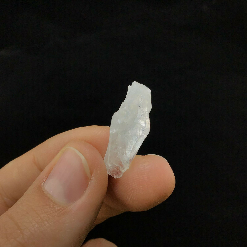 MeldedMind SatyaMani Quartz Specimen 1.18in Natural White Crystal 1903-242