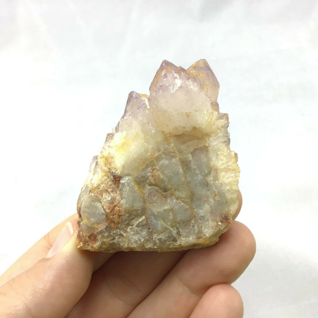 MeldedMind Spirit Quartz 2.60in Natural Purple Crystal Cactus Porcupine 1903-065