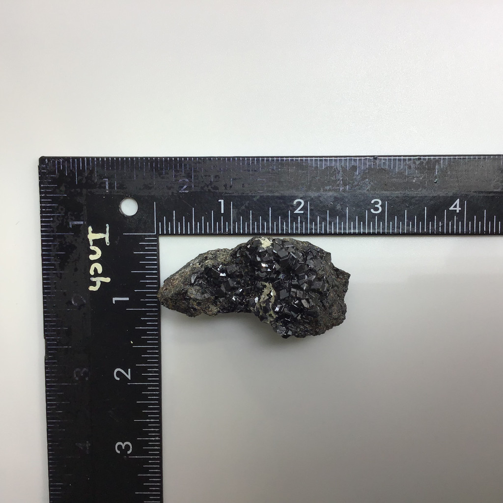 Titanium Andradite Menalite 61mm 66g 1905-235 Black Garnet Crystal Specimen