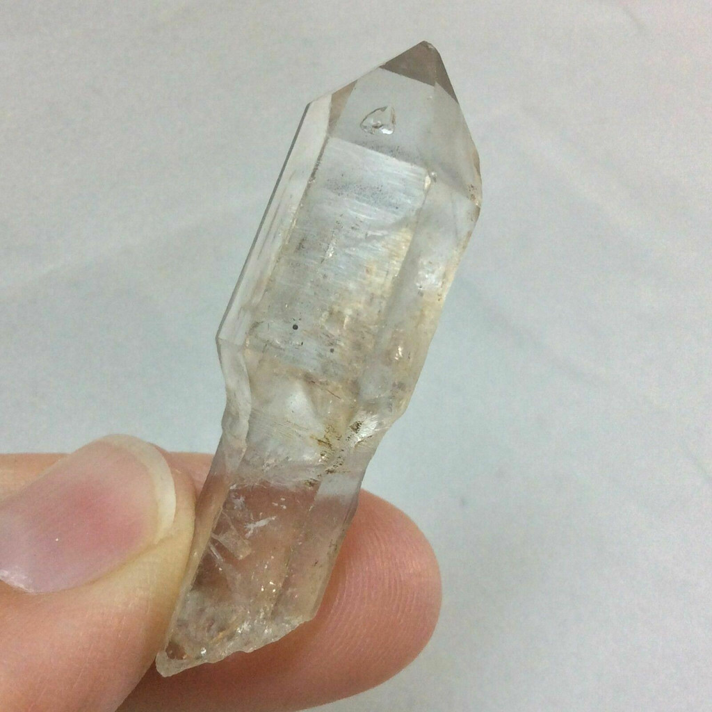 Clear Quartz Crystal Sceptre Specimen 180207--46mm Master Stone of Protection