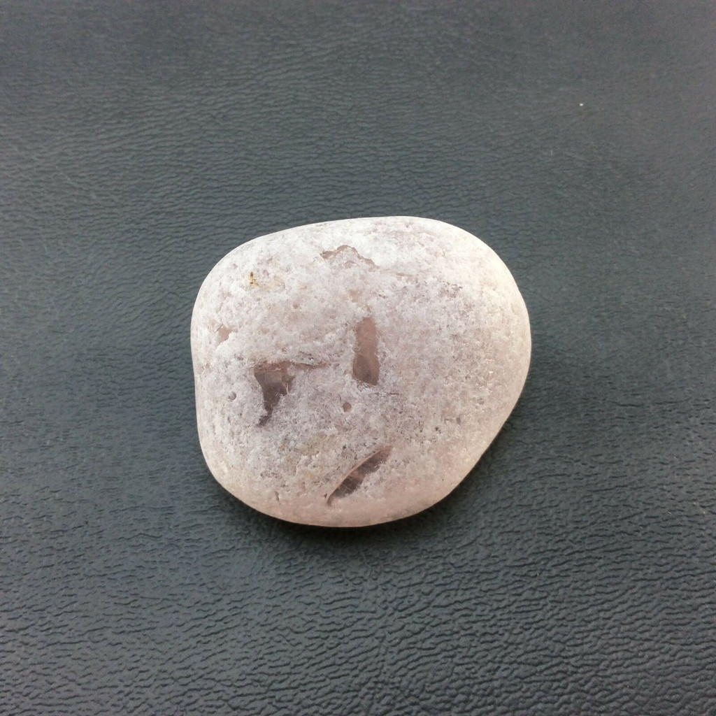 MeldedMind Rose Quartz Window Stone 1.25in Natural Pink Crystal Brazil 170571