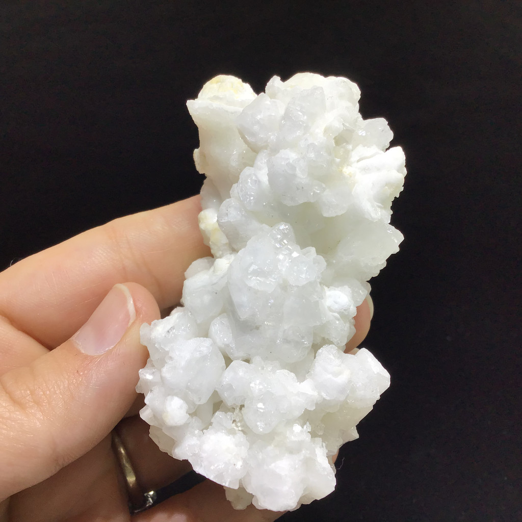 MeldedMind White Coral Cave Calcite Cluster Specimen 3.51in Natural Crystal 251
