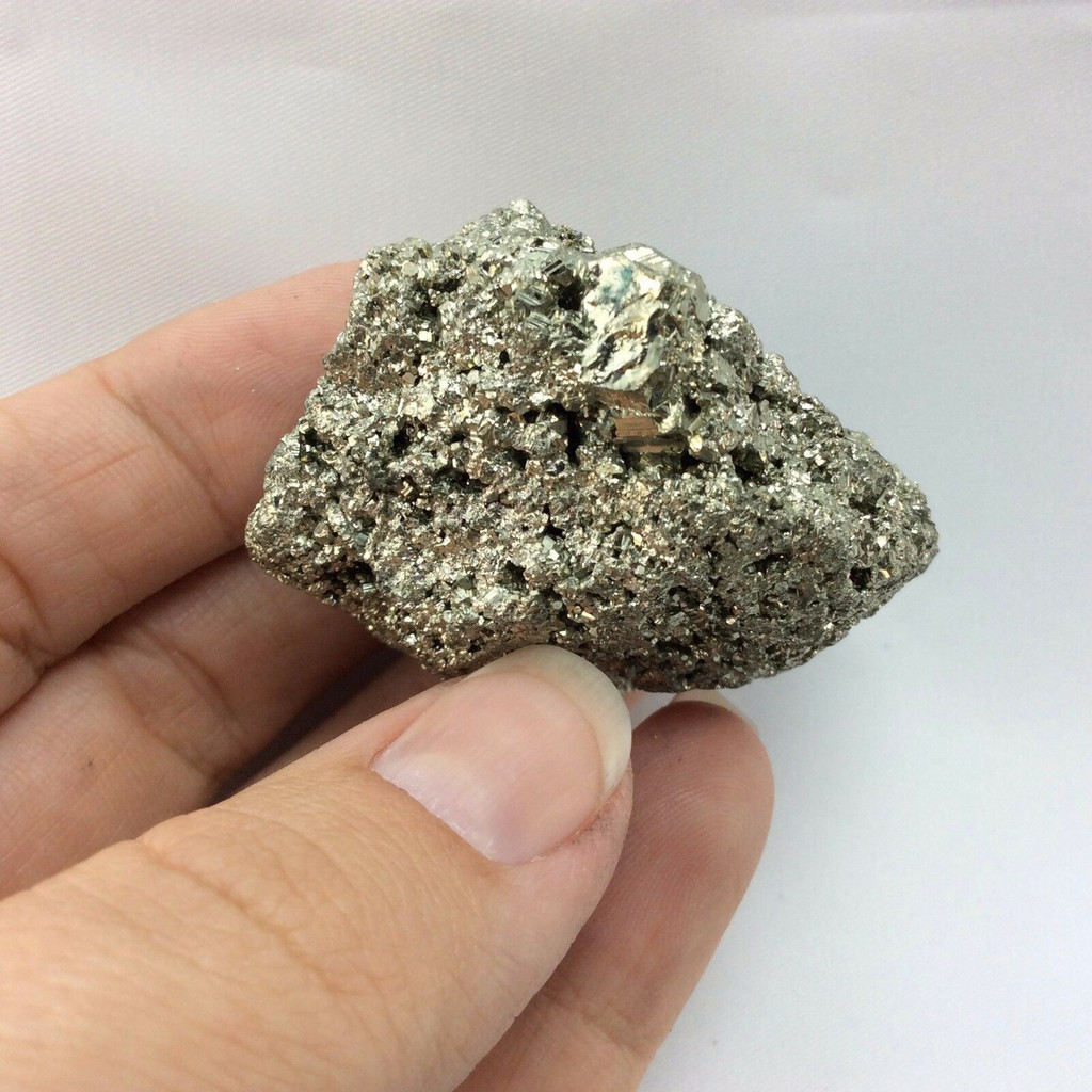 Natural Pyrite Rough Specimen 171025 113g Stone of Vitality Metaphysical