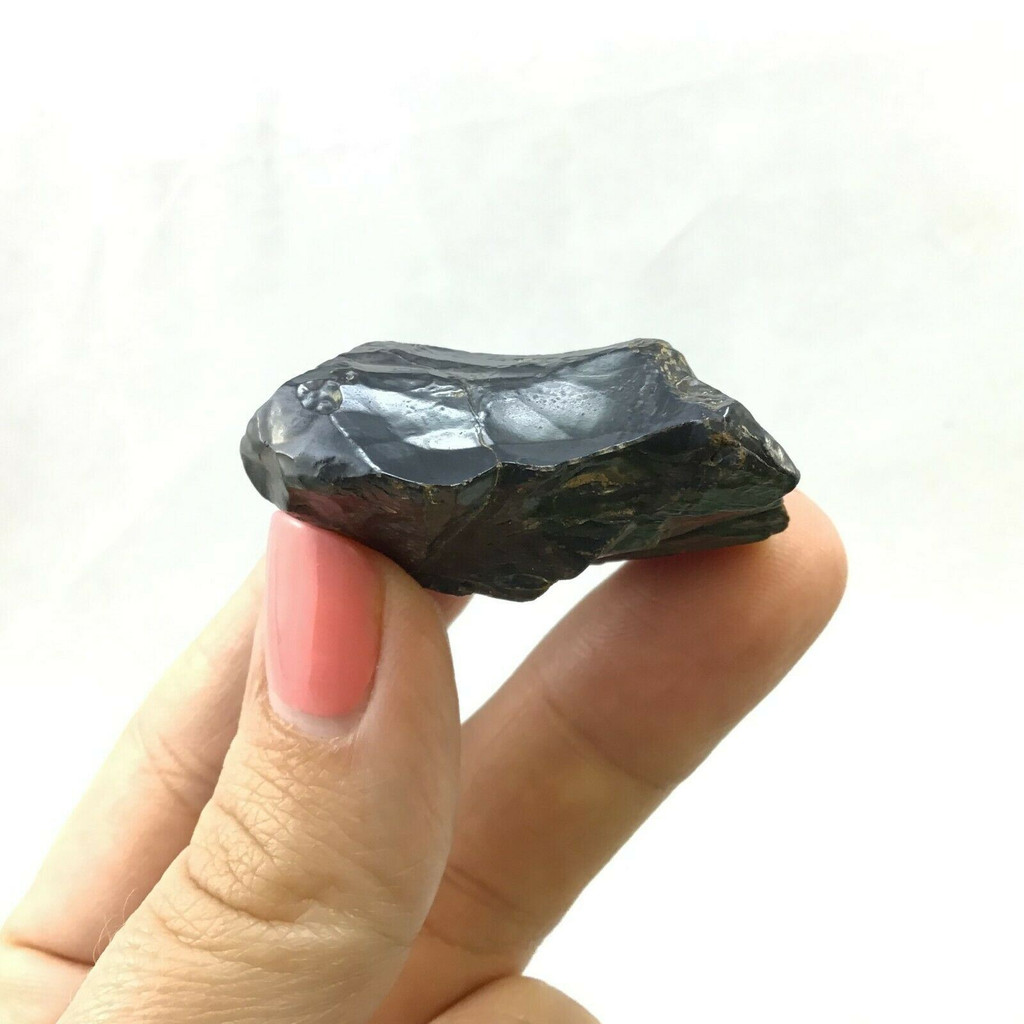 Botryoidal Hematite Specimen 54g 1902-097 Taouz Morocco Mineral Black