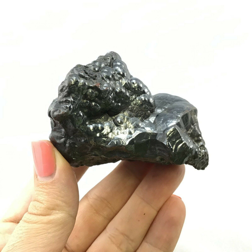 Botryoidal Hematite Specimen 334g 1902-102 Taouz Morocco Mineral Black