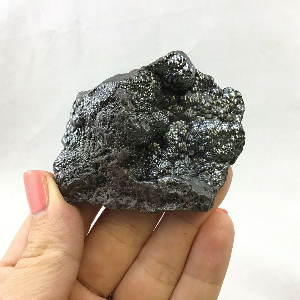 Botryoidal Hematite Specimen 190g 1902-103 Taouz Morocco Mineral Black