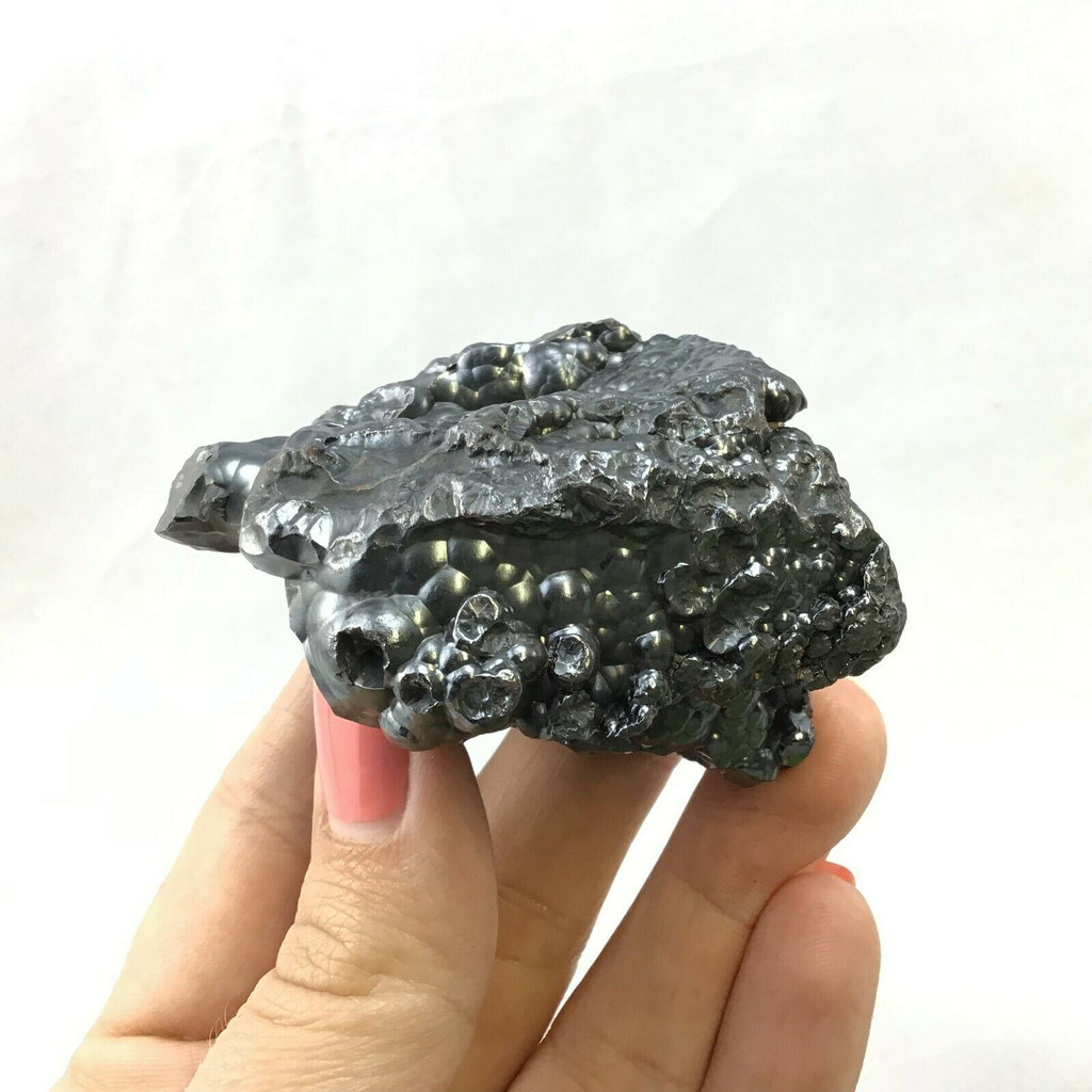 Botryoidal Hematite Specimen 222g 1902-104 Taouz Morocco Mineral Black