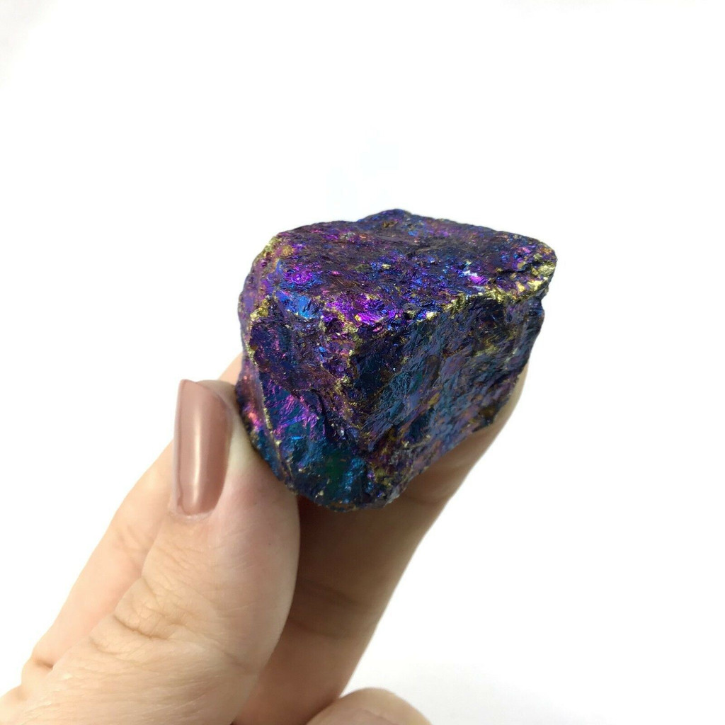 Rainbow Chalcopyrite Specimen 57g 1901-364 Mineral Copper Iron Sulfide