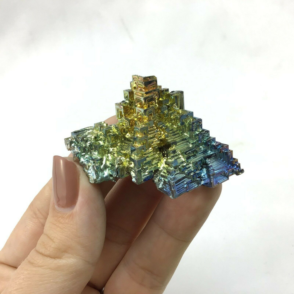 MeldedMind Bismuth Specimen 2.29in Rainbow Metal Crystal Germany 1902-299