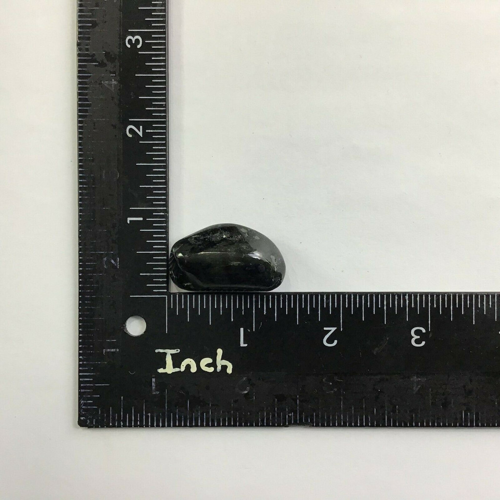 Natural Green Black Chrome Diopside 16g 33mm 1903-098 Crystal Mineral Stone 