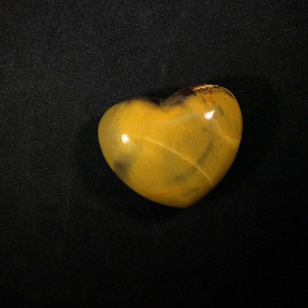 Mookaite Mookite Jasper Puffed Heart 170910 Emotional Calm Metaphysical