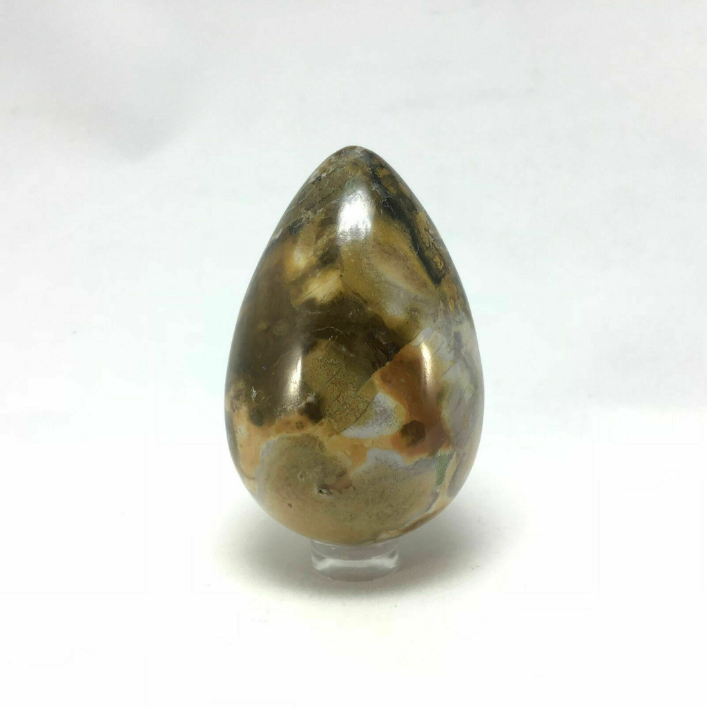 Natural Cobra Jasper Egg 181108-68mm Therapist's Stone Spiritual Healing 