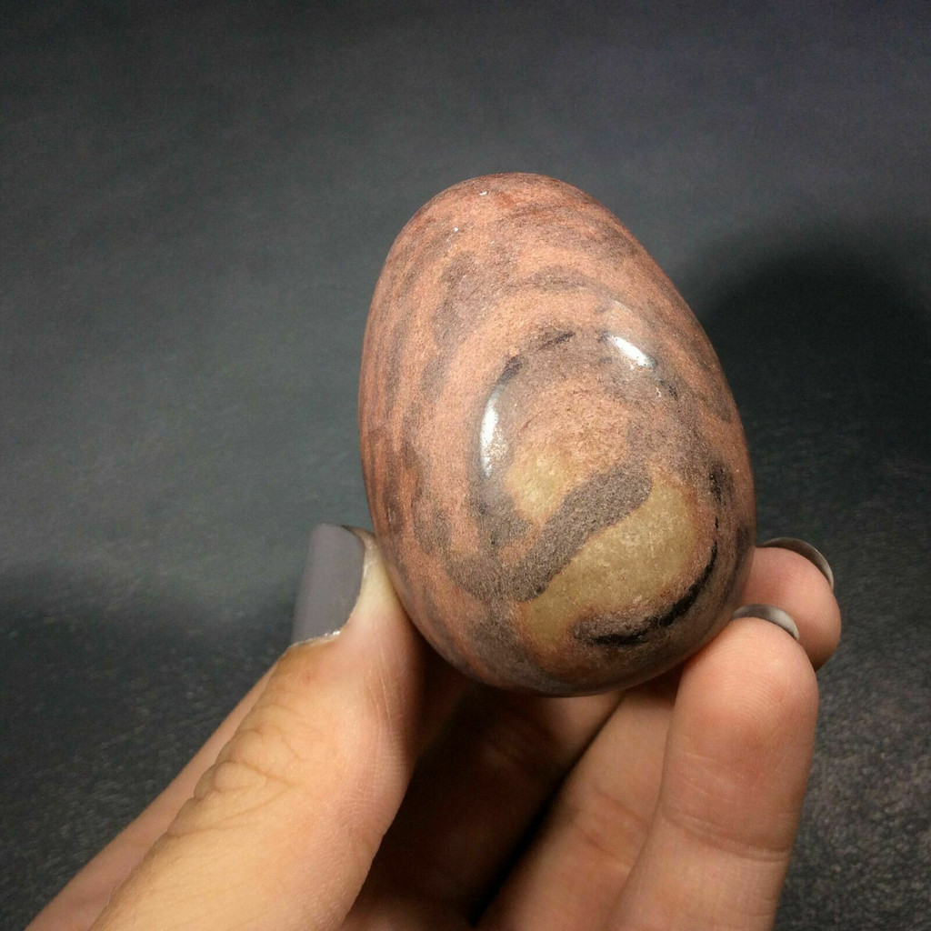 MeldedMind Mookaite Jasper Egg 1.89in Natural Brown Crystal Australia 170920