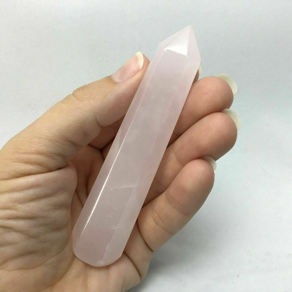 MeldedMind Pink Calcite Obelisk 181101-104mm Crystal Metaphysical