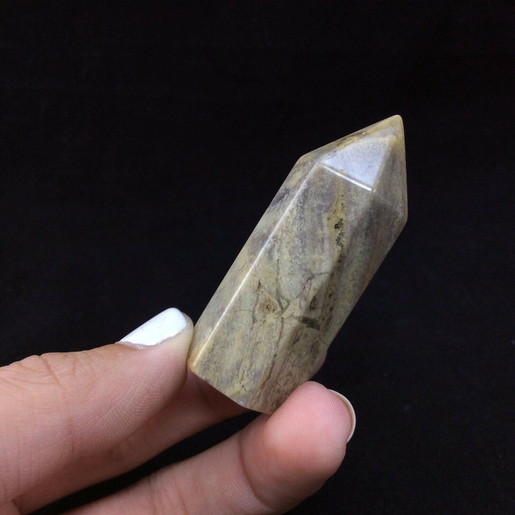 Silver Lace Jasper Obelisk 170913 49.1mm Supreme Nurturer Metaphysical Healing