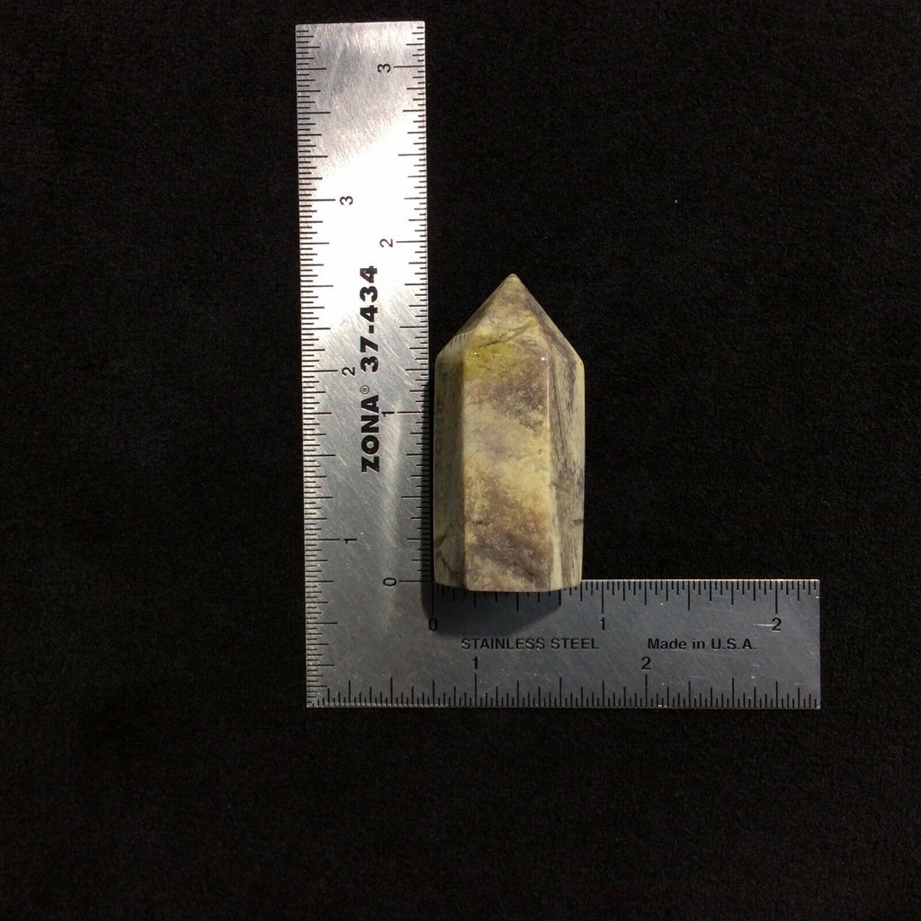 Silver Lace Jasper Obelisk 170921 44.1mm Supreme Nurturer Metaphysical Healing