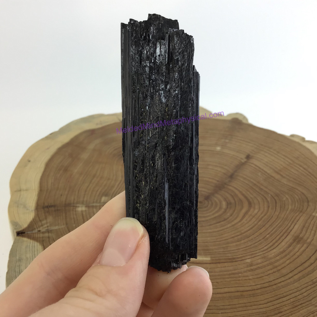 Black Tourmaline Specimen 81 mm MMM2007-146  Grounding Engergy