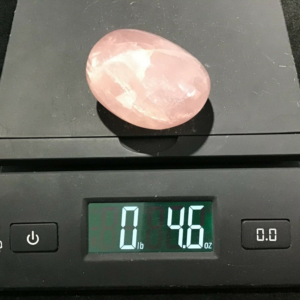 Rose Quartz Palm Stone 56mm 181217 Stone of Unconditional Love Metaphysical