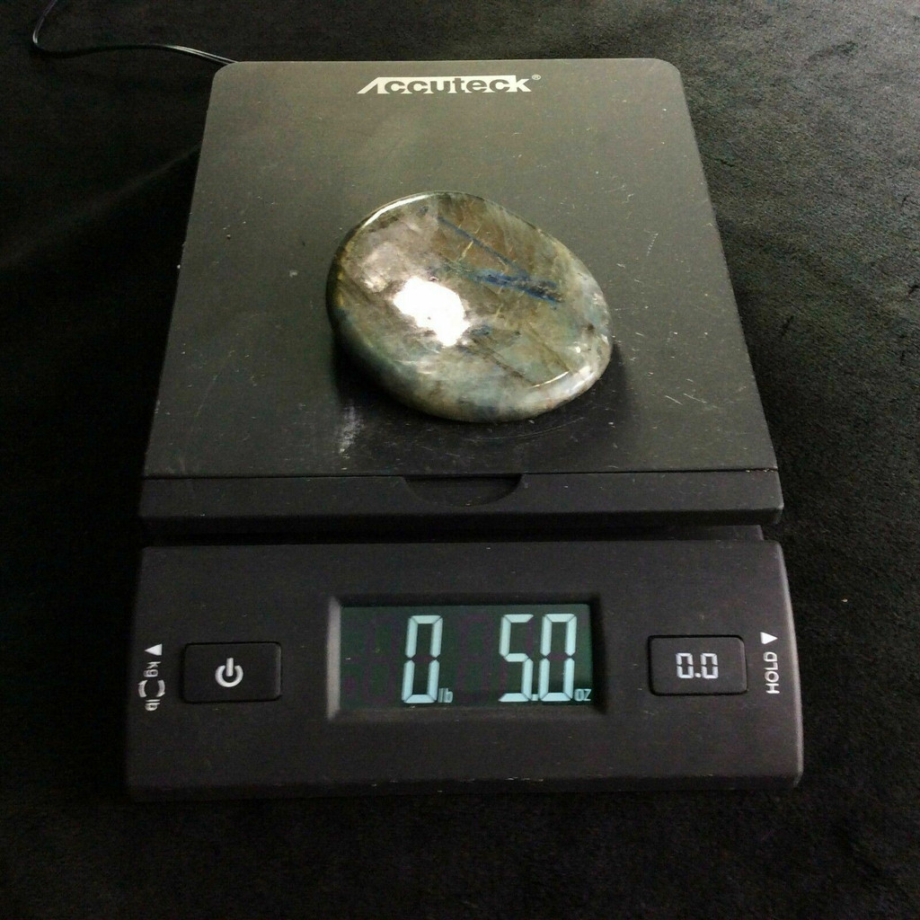 Grade A Labradorite Palm Stone 1709115 Spiritual Vision Metaphysical 