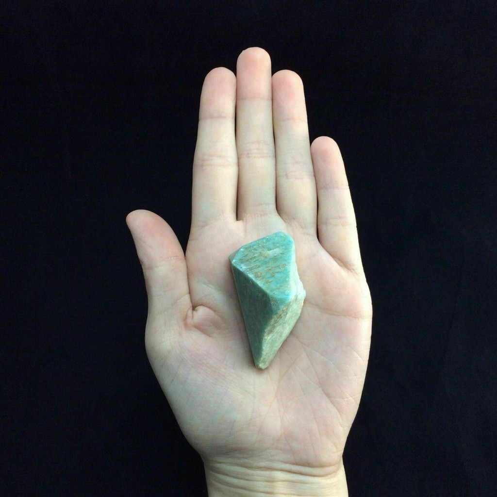 MeldedMind Amazonite Rough Specimen 1.73in Natural Blue Crystal Stone 170403