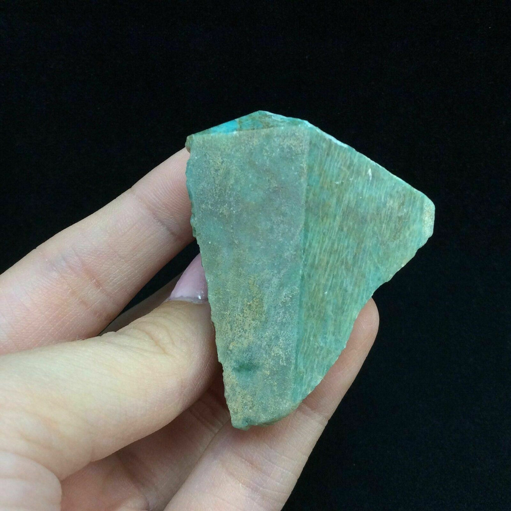 MeldedMind Amazonite Rough Specimen 1.73in Natural Blue Crystal Stone 170403