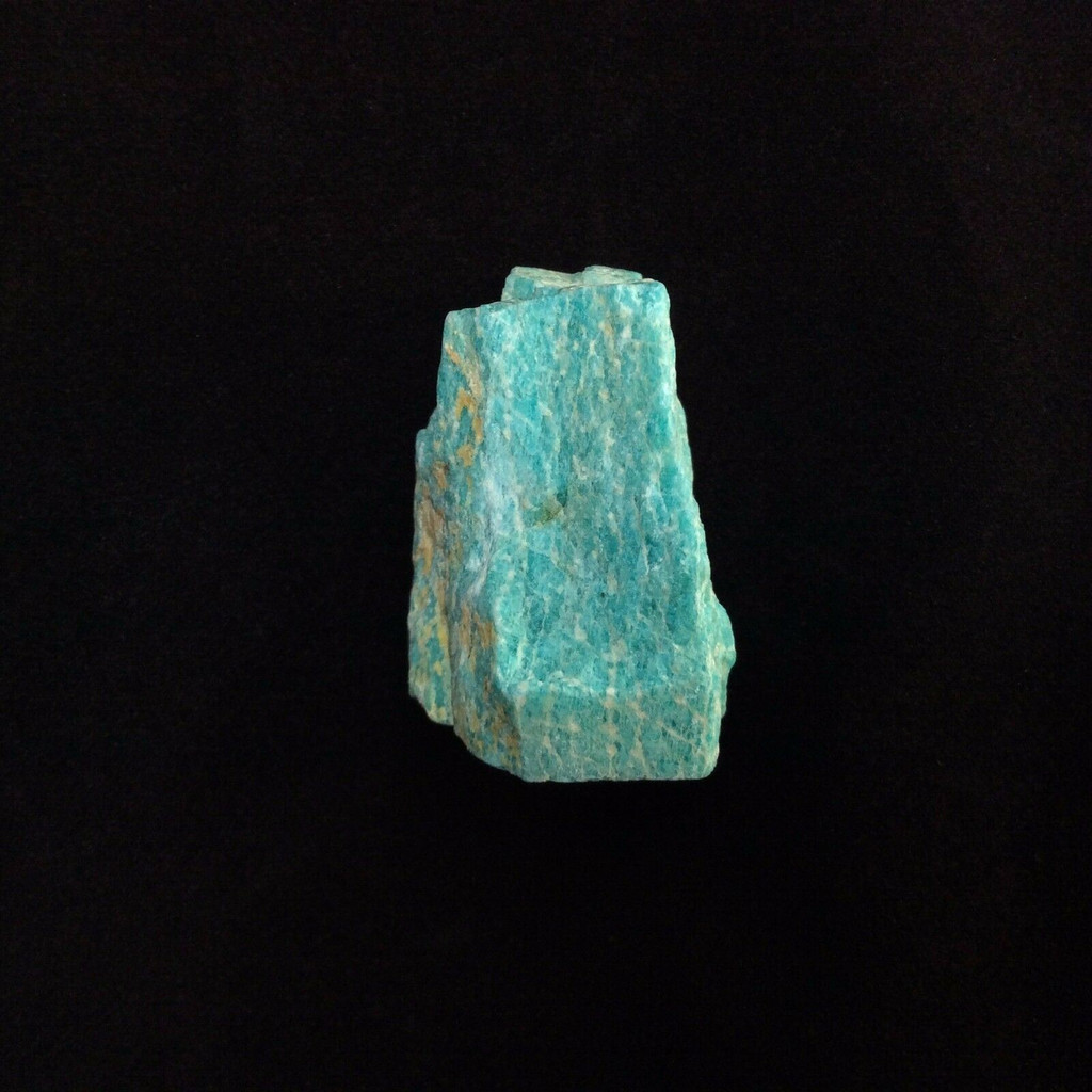 MeldedMind One Side Polished Amazonite Specimen 1.27in Natural Blue Stone 170402