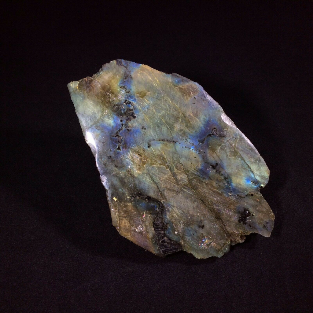 Rough Labradorite Specimen One Side Polished 170829 Spiritual Vision