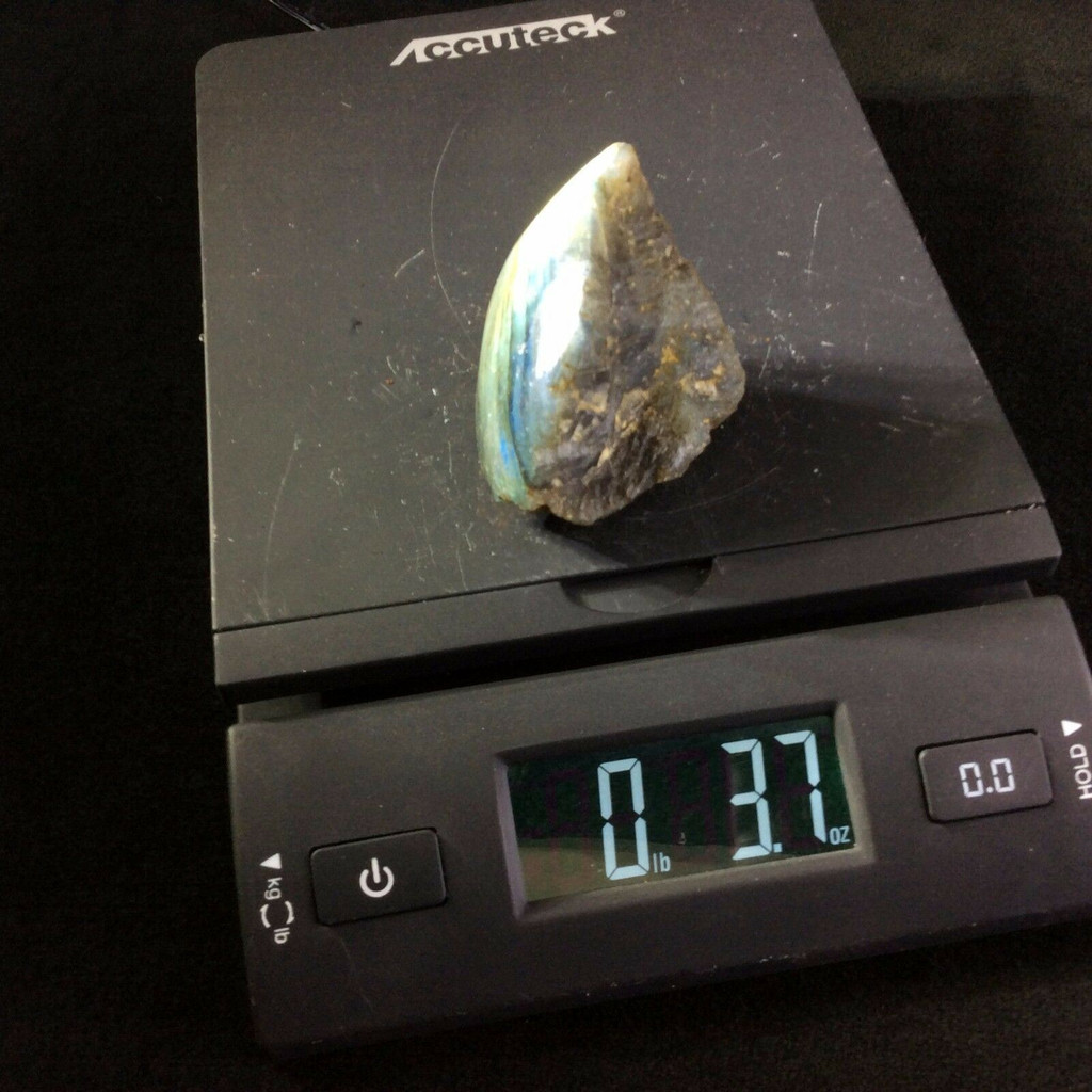 Rough Labradorite Specimen One Side Polished 170836 Spiritual Vision