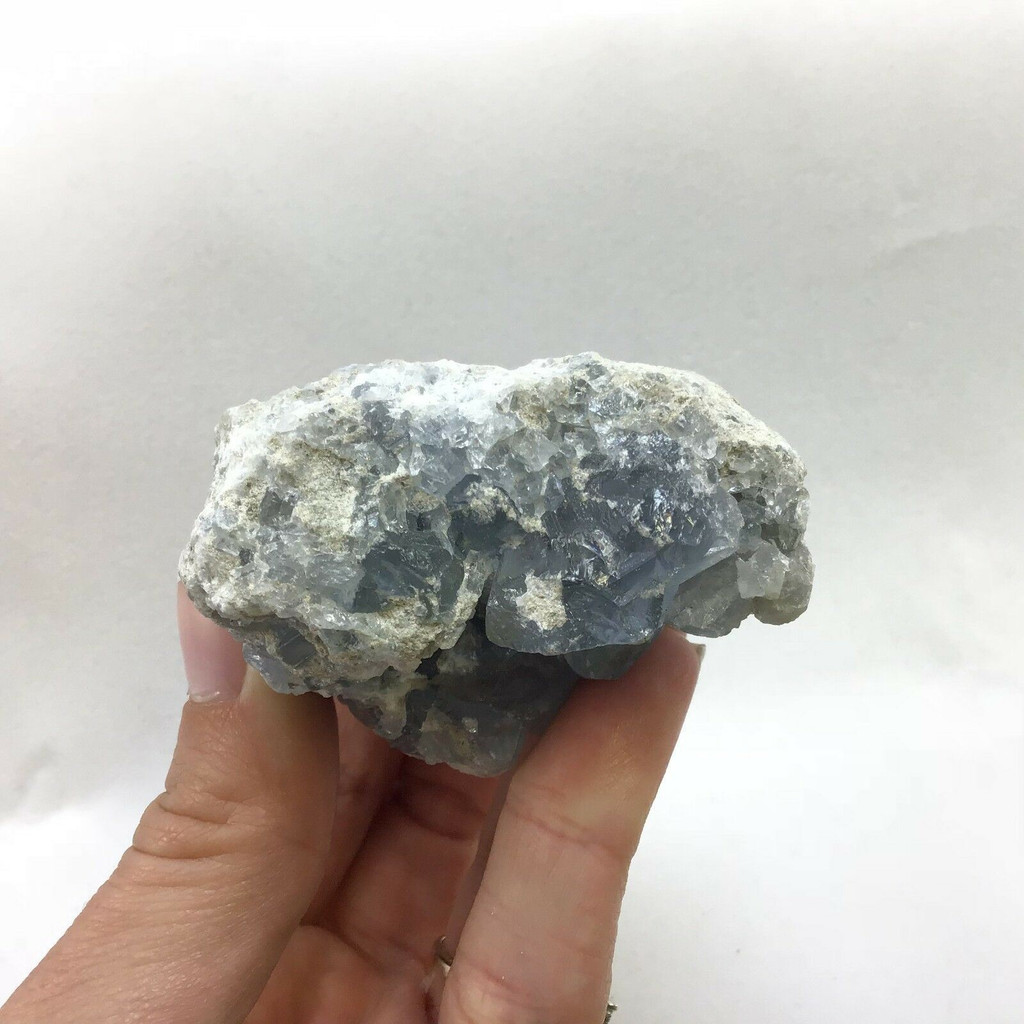 MeldedMind Celestite Specimen 6.60 oz Natural Blue Crystal Angel Realms 181250
