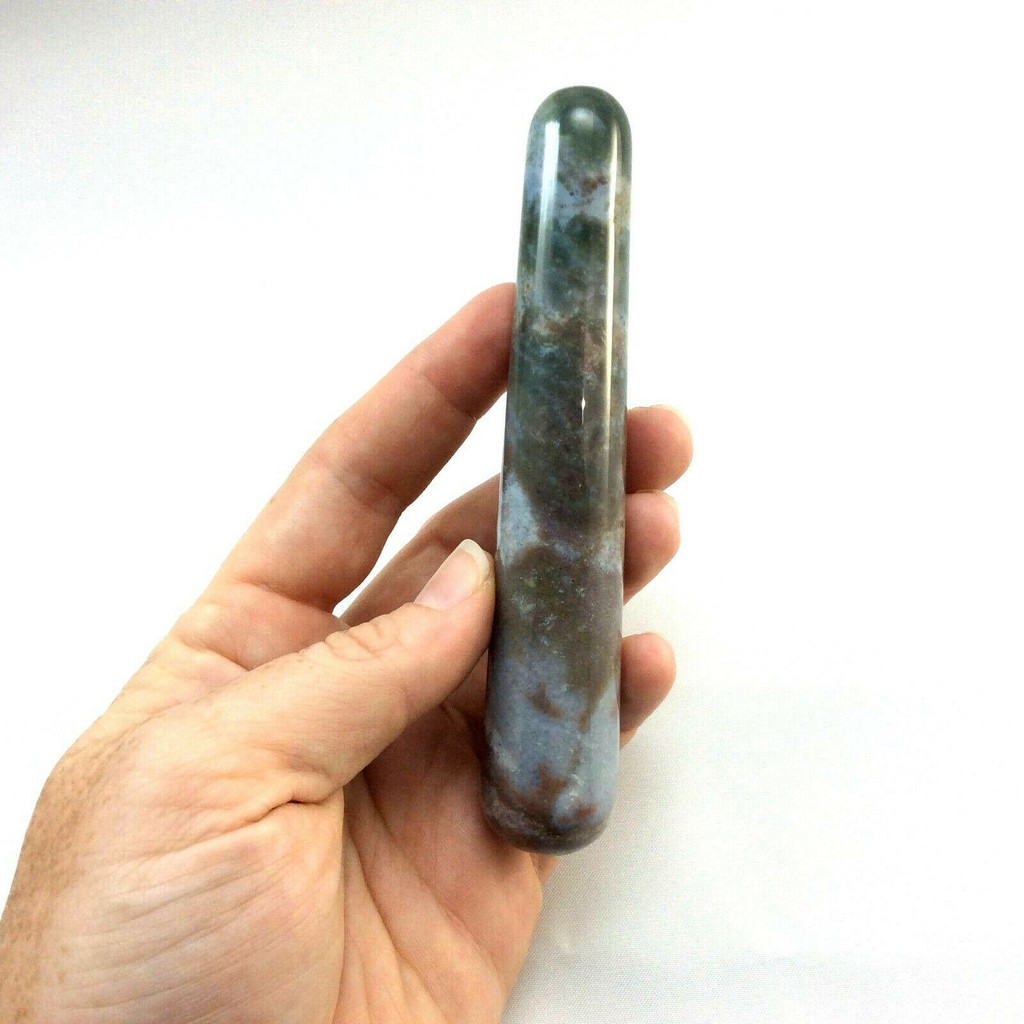 Agate Massage Wand Tool 170619 Stone of Protection Strength Metaphysical